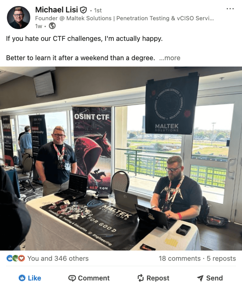 LinkedIn post by Michael Lisi